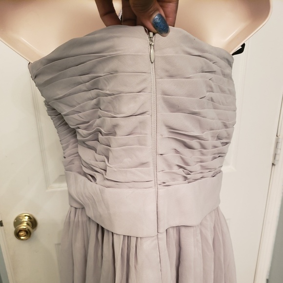 Grey Formal Prom/Wedding Dress - Picture 5 of 7